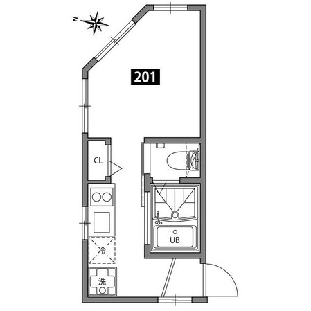 グランエッグス桜上水Aの物件間取画像